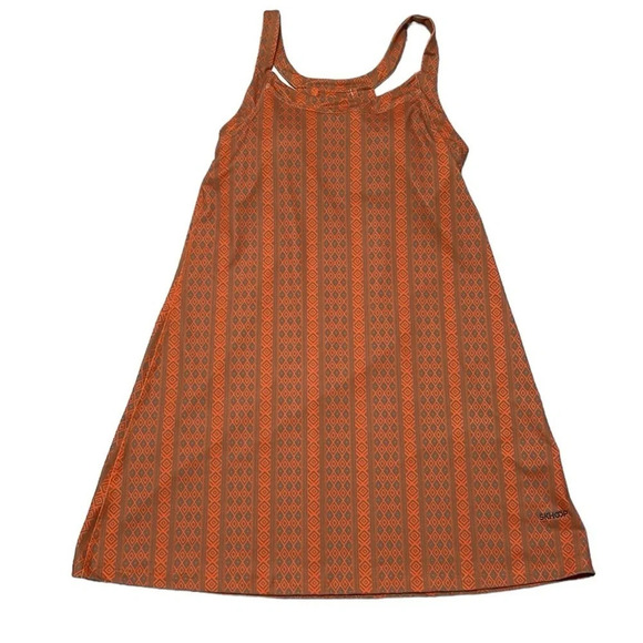 Skhoop Dress Women's X Large XL Orange Grey Geometric Pattern Bra Athletic - Picture 4 of 16